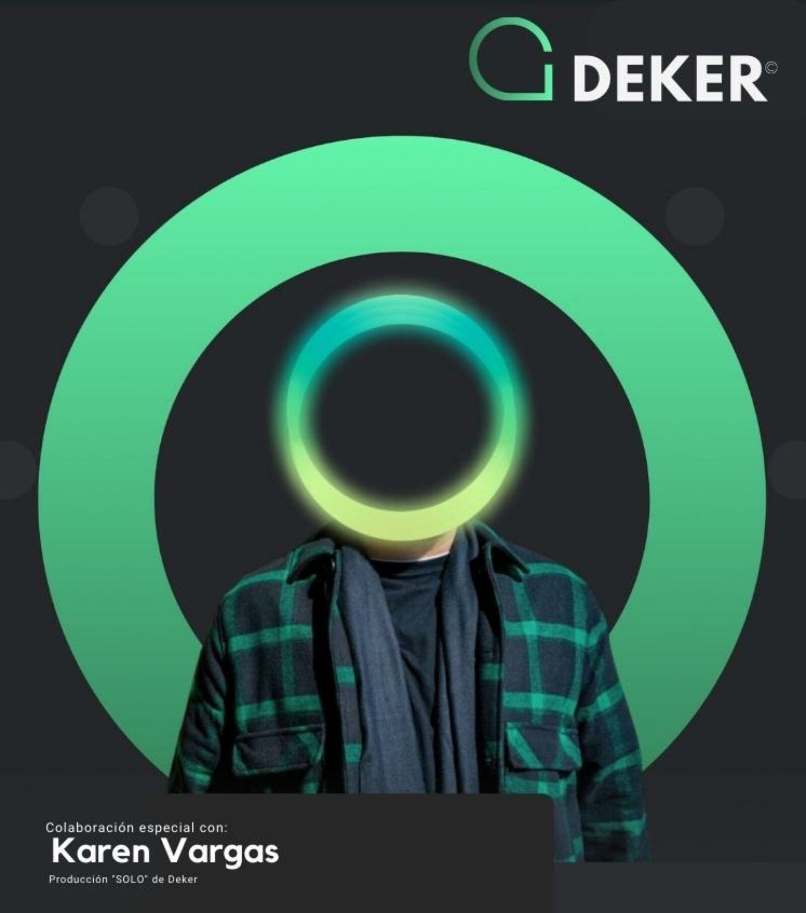 Portada de la colaboracion musical con la produccion solo de deker con karen vargas